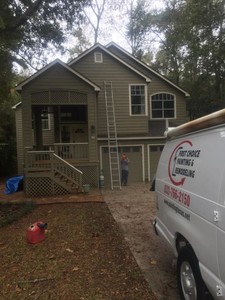 Before & After Exterior Painting in The Woodlands, TX