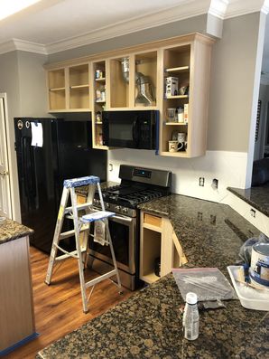 Cabinet Painting & Batten Board in Houston, TX (2)